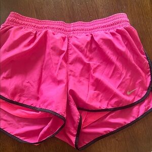Nike Women's Bright Pink Athletic Shorts